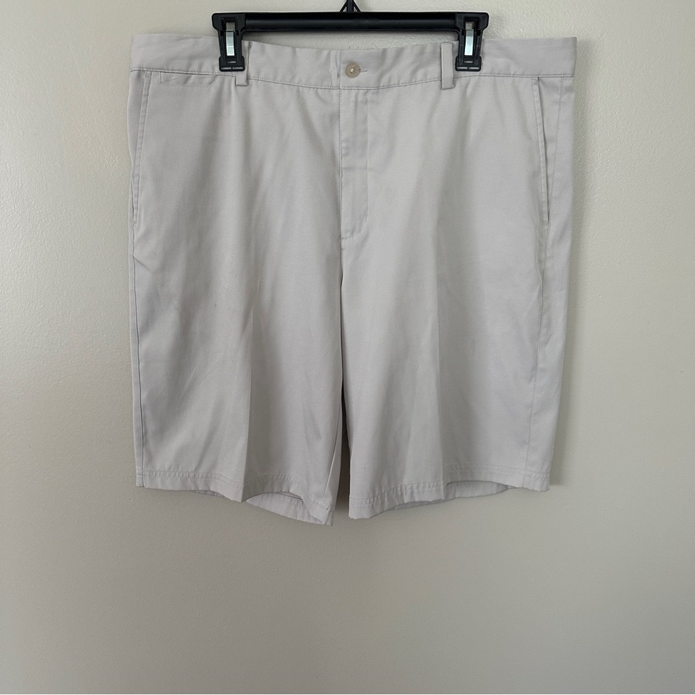 Nike Men's Golf Tour Performance Dri-Fit Stone White Flat Front Shorts Size 38